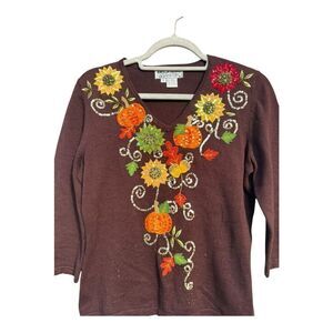 Jack B. Quick • Small • Pumpkins/ Fall/ Floral • Brown/ Orange/ Green/Yellow